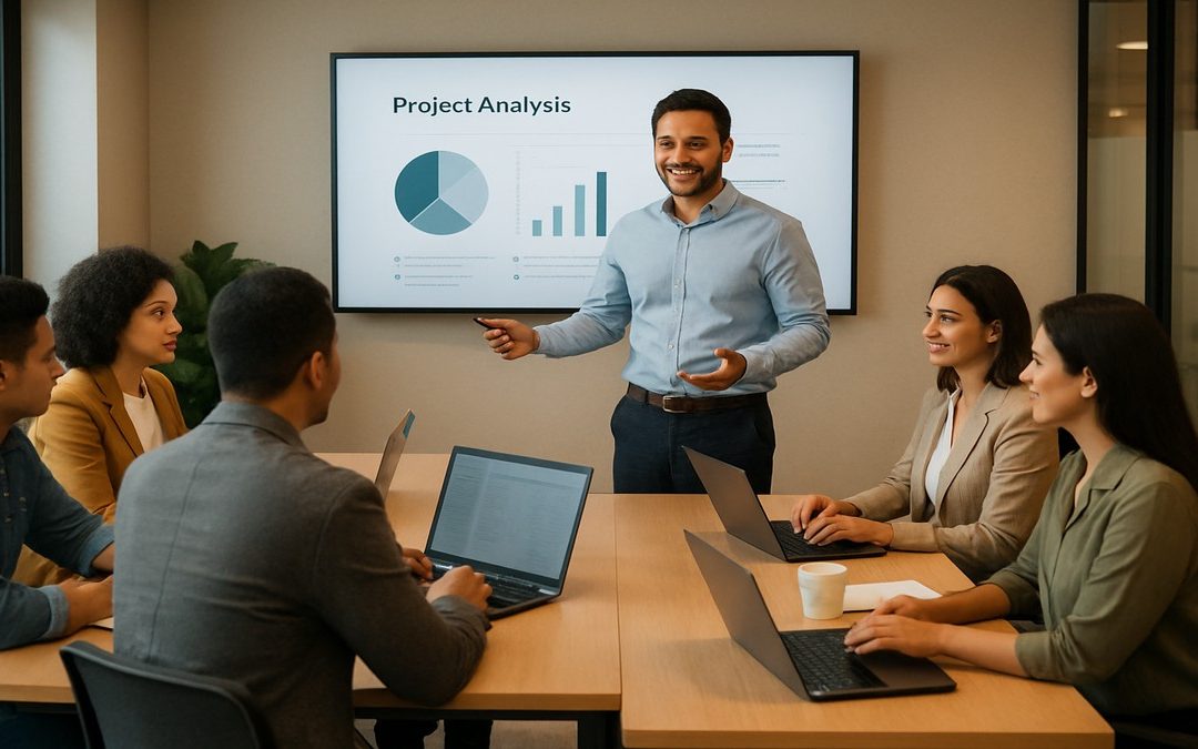 Equipo corporativo en sesión de capacitación empresarial — Instituto CBTech