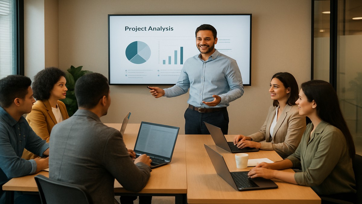 Equipo corporativo en sesión de capacitación empresarial — Instituto CBTech