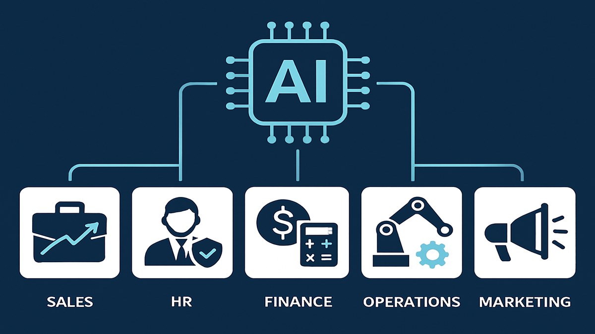 Casos de uso de IA por departamento en empresas corporativas LATAM