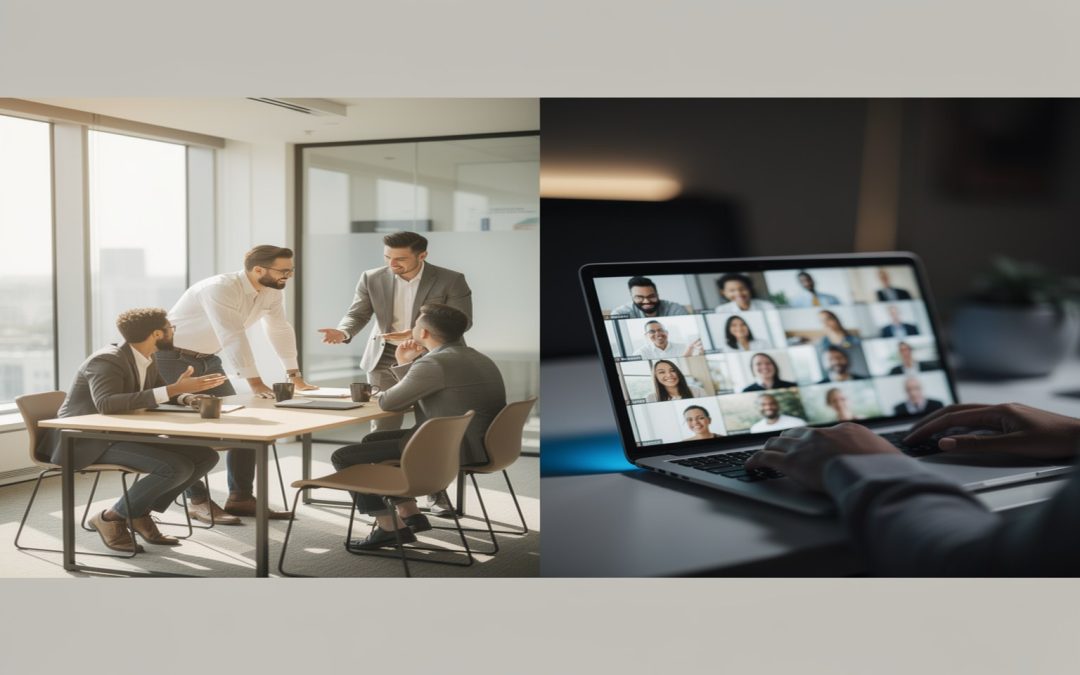 Capacitación presencial vs online en empresas: ventajas y cuándo usar cada una